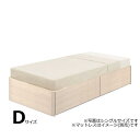 ダブルフレーム スピーク3 ヘッドレス 深引き WW(ホワイト ウォッシュ色) ※マットレス別売※ (配送員設置)(3)