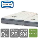 シモンズ6.5インチGVスイートユーロトップAB17S15(クイーン160マットレス)※2枚分割タイプ※ (配送員設置)