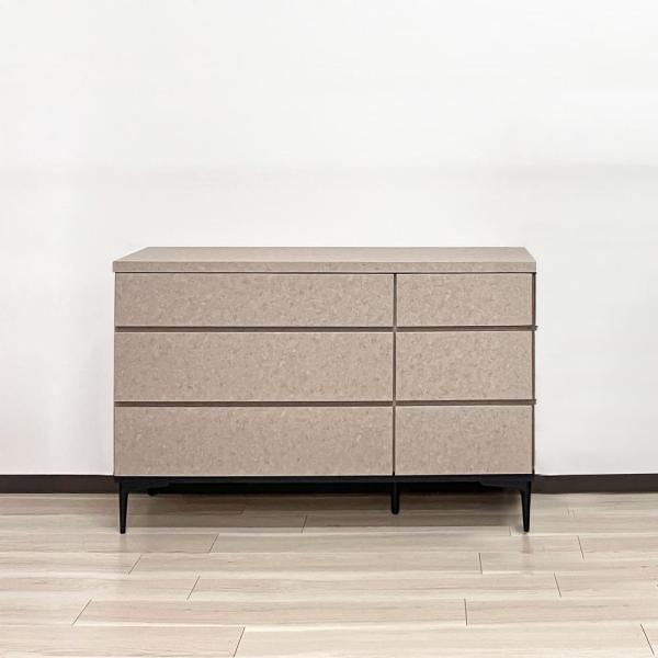 ローチェスト　シャーク120−3　ベージュ (配送員設置)