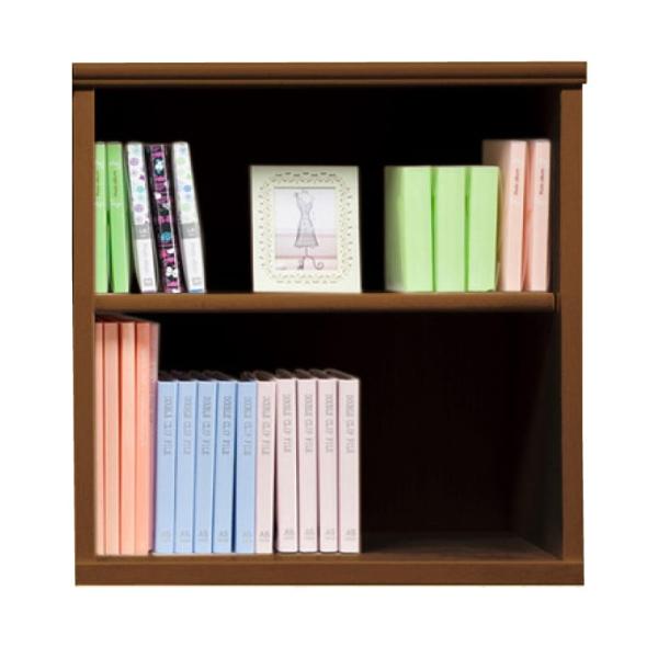楽天島忠・ホームズ楽天市場店本棚 おしゃれ 収納 棚 ラック コミックラック 家具 書籍 漫画 書棚 オープン SOK72 幅80×高さ60 ブラウン （配送員設置）