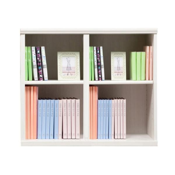 楽天島忠・ホームズ楽天市場店本棚 おしゃれ 収納 棚 ラック コミックラック 家具 書籍 漫画 書棚 オープン SOK72 幅90×高さ60 ホワイト （配送員設置）