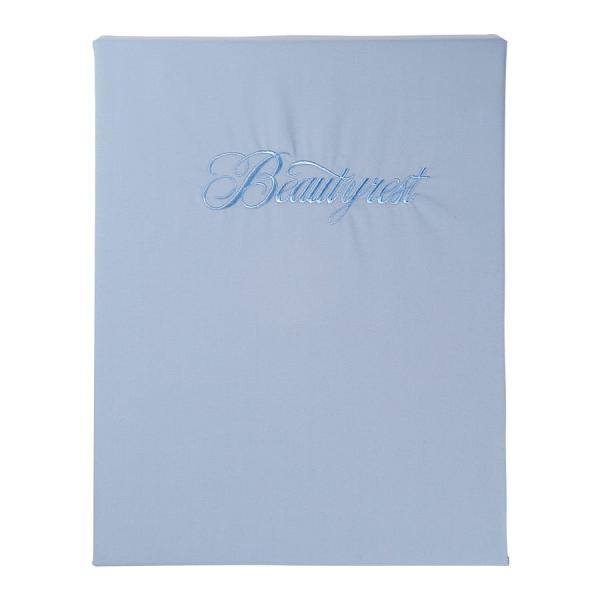 シモンズ【寝装品】ワイドダブル　ベーシックBOXシーツ　35厚　ブルー (玄関先お渡し商品)