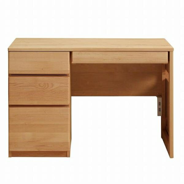 パソコンデスク 学習机 シンプル 幅110cm PCデスク ワークデスク 机 110デスク スマート3262デスク本体 NA ナチュラル (配送員設置)