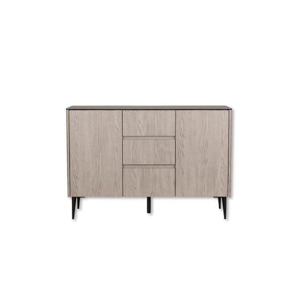 サイドボード　コーラス120キャビネット　A天板アッシュグレイ／本体GA (配送員設置)