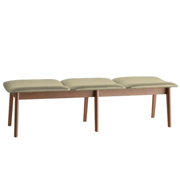 楽天島忠・ホームズ楽天市場店ダイニングベンチ　カムホーム　CF-540ベンチ（177）　CH/AL-BE/A　木部ショコラ／張地ベージュ （配送員設置）