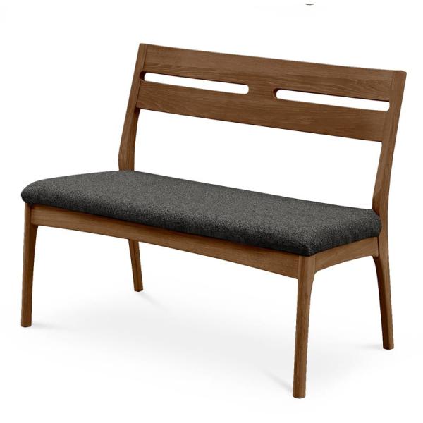 [幅104cm ] 背付ベンチ CWB−001 WN WN／BK (配送員設置)