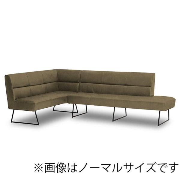 【レザーテックス】　LDソファセット　マルクト　スモール　右コーナー　(ヨーロピアングレー) (配送員..