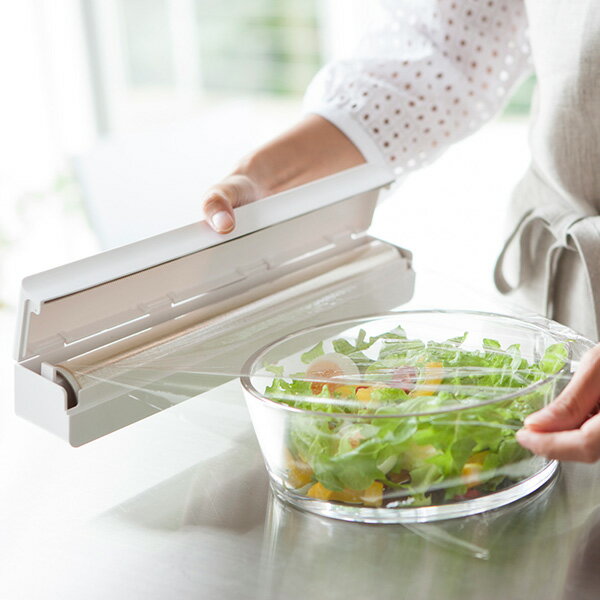 マグネットラップケース タワー L ホワイト ブラック 3247 3248 山崎実業 【YZ】【●】【リスト済】