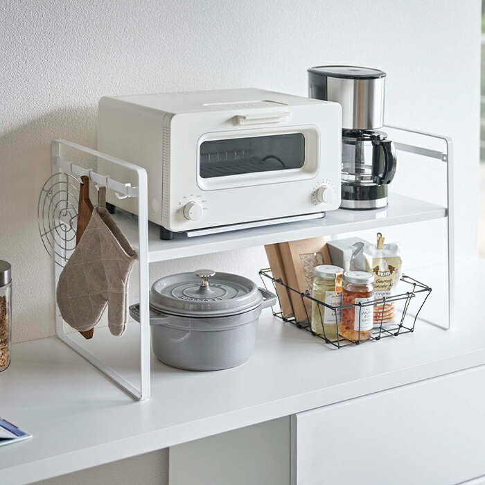 トースターラック タワー ワイド ホワイト ブラック 5162 5163【YZ】【241021済】