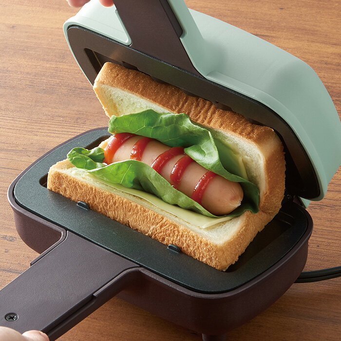 【おまけ付き】【ラッピング無料】Toffy ハーフホットサンドメーカー K-HS3 シェルピンク ペールアクア アッシュホワイト　新築祝い/結婚祝い/ギフト/プレゼント/母の日/敬老の日【送料無料】【あす楽】【クーポン対象外】