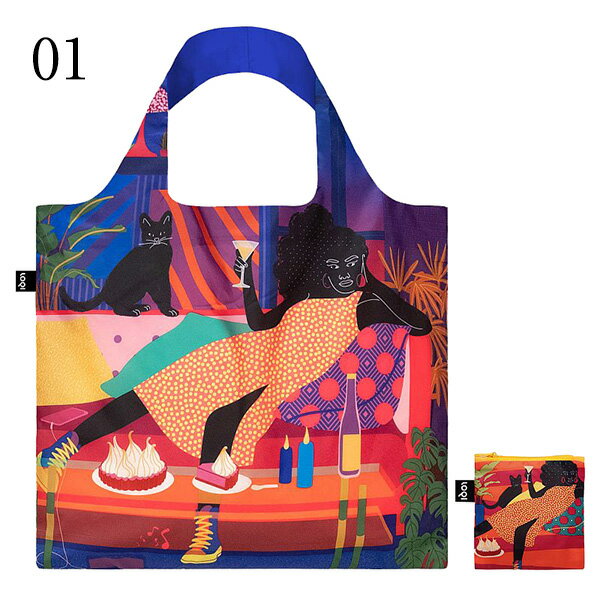 【メール便・送料無料】LOQI ローキー　エコバッグ 　折りたたみ エコバック ショッピング・エコバッグ レディース メンズ トートバッグ　期間限定ポイントの利用にもオススメ　レジ袋　エコバック　ラッピング無料【楽ギフ_包装】