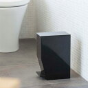 ペダル式トイレポット タワー ホワイト ブラック 3385 3386 山崎実業 【YZ】【●】【リスト済】【241021済】