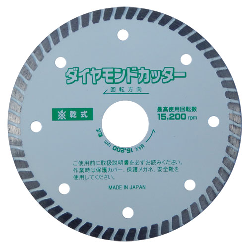 理研ダイヤモンド工業 ウェーブ形タイル用 R-100T-1.0 1.0×100mm