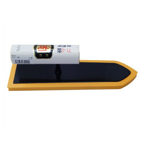 五百蔵製作所 カネ千代 ゴム鏝 タイル用片張 - 黄 210mm ●