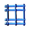 【7/25限定1,000円クーポン配布】KNICKS(ニックス) ALU-L-BL アルミ製金具一式 (ロングタイプ・アルマイト加工) ブルー(青) ◇