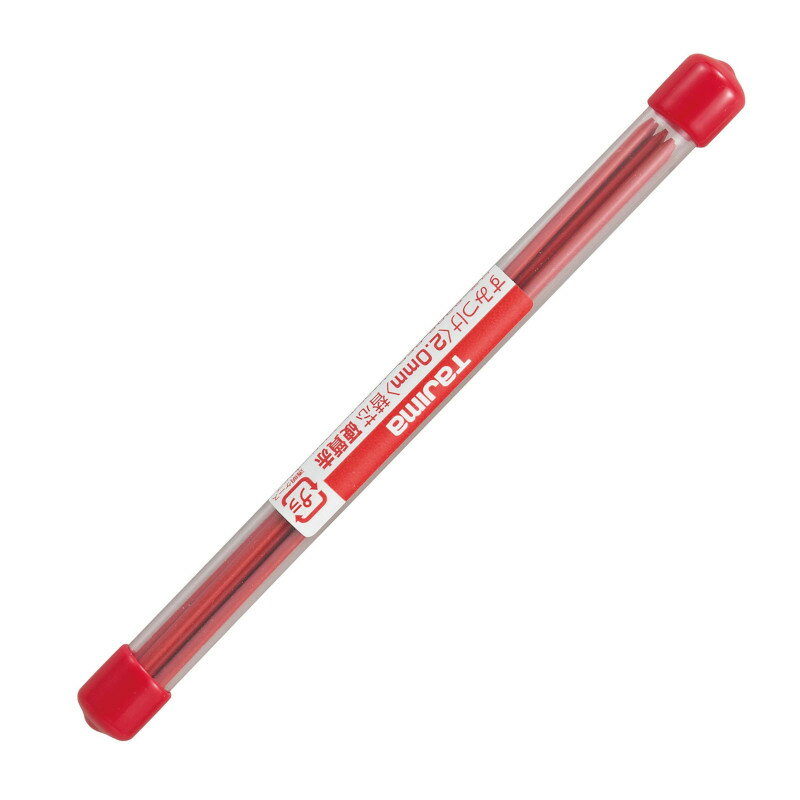 TJMデザイン タジマ S20S-RED すみつけシャープ替芯 2.0mm 硬質赤 (6本入) ◇
