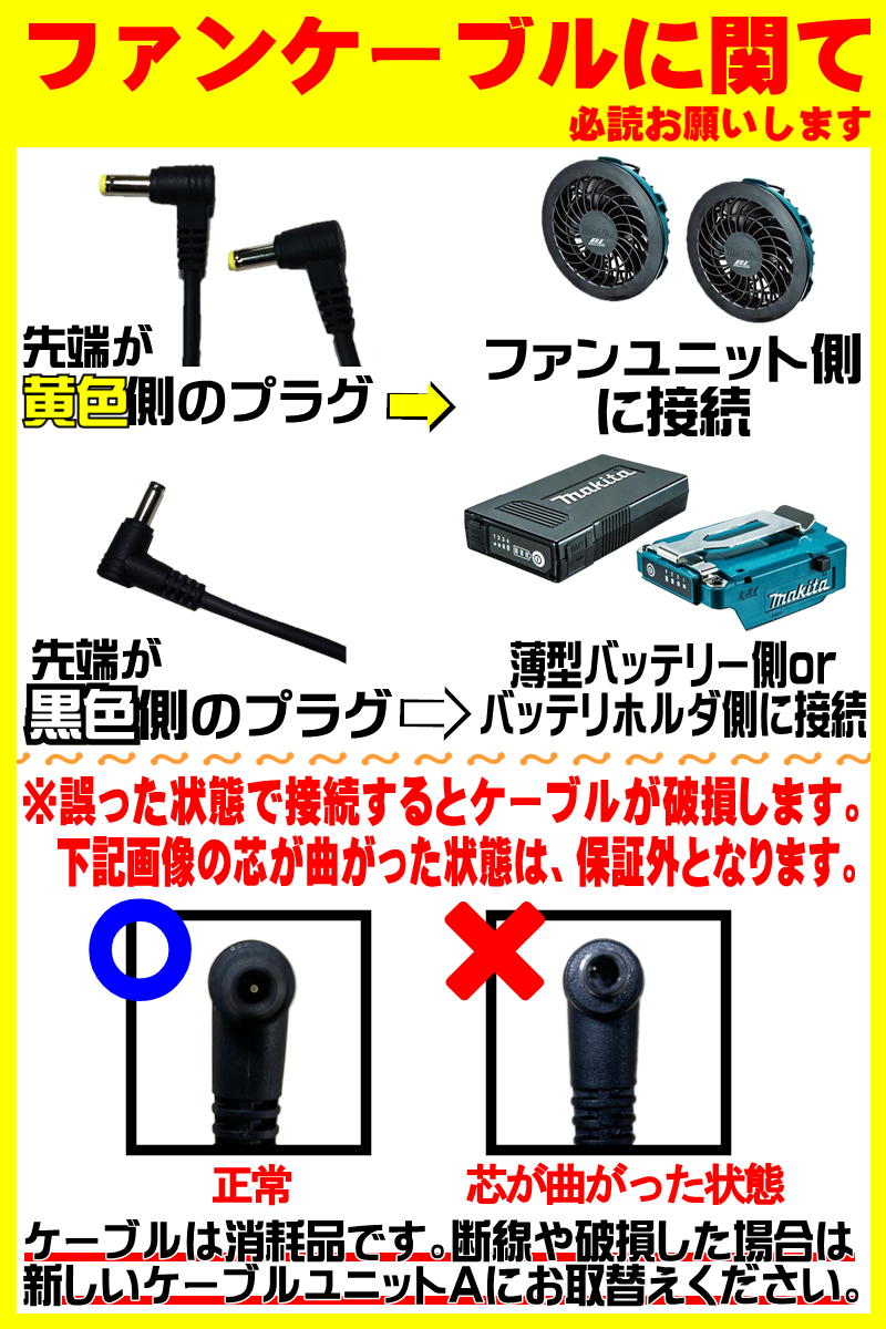 マキタ FV215DZ3L ファンベスト3L デニム調＋ファンユニット＋バッテリホルダA ◆ 2