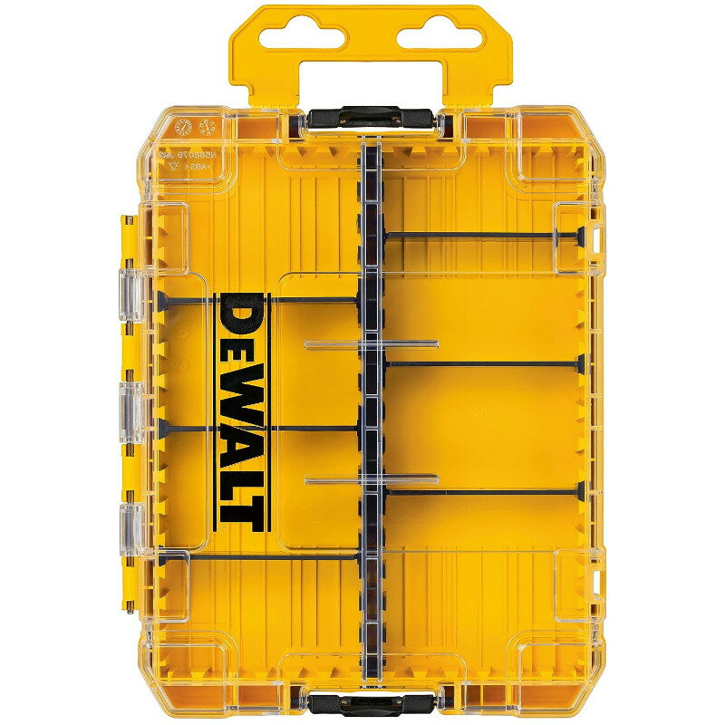 DeWALT デウォルト DWAN2190 Tough Case+ タフケース 小物入れ 中 仕切りのみタイプ 工具箱 ツールボックス 