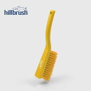 hillbrush(ヒルブラシ) B866RES-Y ベーカリーブラシ ソフト (レジン仕様) 黄/イエロー 屋内外 ホコリ 掃き掃除 ◆