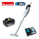 マキタ(makita) CL180FDRFW 充電式クリーナー(掃除機) 18V 3Ah ホワイト セット品(本体・BL1830B・充電器) (カプセル式・トリ...