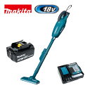 マキタ(makita) CL180FDRF 充電式クリーナー(掃除機) 18V 3Ah ブルー セット品(本体・BL1830B・充電器) (カプセル式・トリガス...