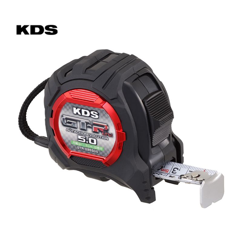 【11日迄 1,000円クーポン配布】ムラテックKDS GTR-G2550S コンベックス 剛立 G25巾5mまさめ 厚爪 ●