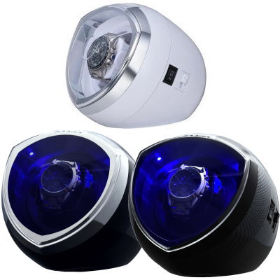 Jelphy ワインディングマシーン LED搭載 4モード対応 マブチモーター ウォッチワインダー 時計巻上げ機 1本巻 JP003 送料無料 バレンタイン ギフト【あす楽】