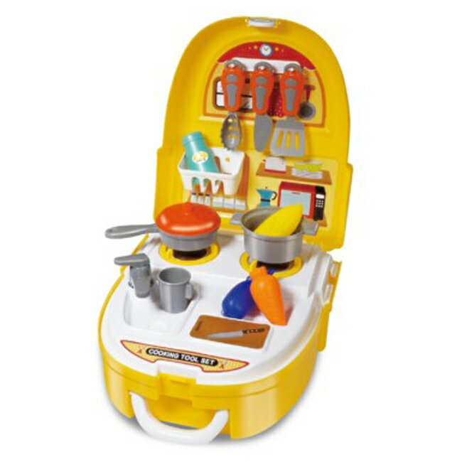 【在庫処分】子供用玩具 リュックでお出かけ クッキングセット おもちゃ 男の子 女の子 プレゼント HAC2882 送料無料のサムネイル