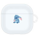 ディズニーキャラクター AirPods 4 対応 ソフトケース DNG-241ST スティッチ 送料無料(2)