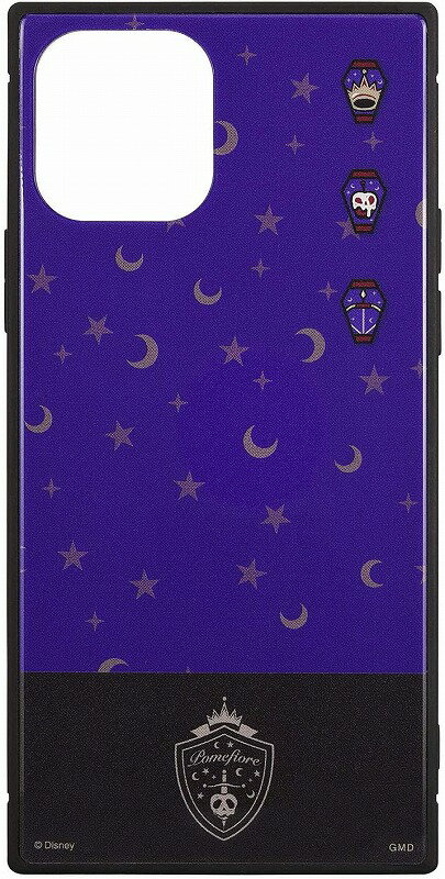 樂天商城 - ディズニー ツイステッドワンダーランド iPhone12Pro/12対応 スクエアガラスケース スマホケース DN-772E(ポムフィオーレ) 送料無料