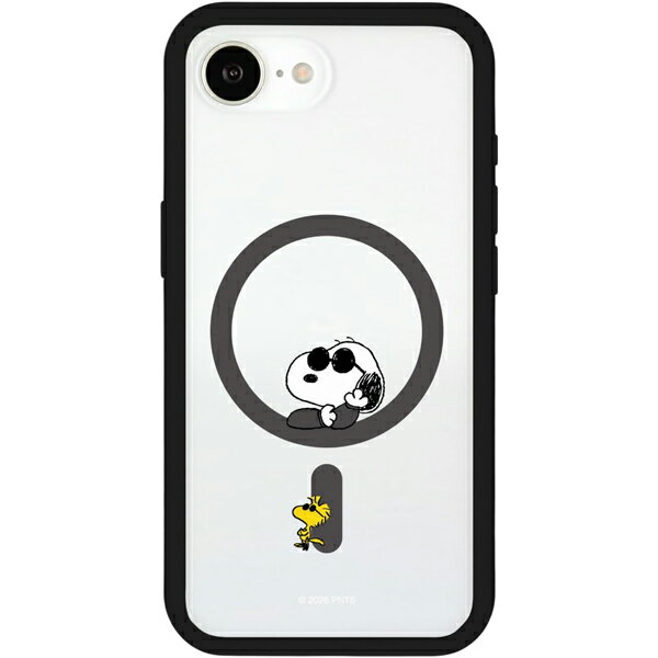 乐天商城 - ピーナッツ SNOOPY IIIIfit プランプフレーム iPhone17e iPhone16e MagSafe 対応 ケース スマホカバー ジョー・クール SNGG-229B