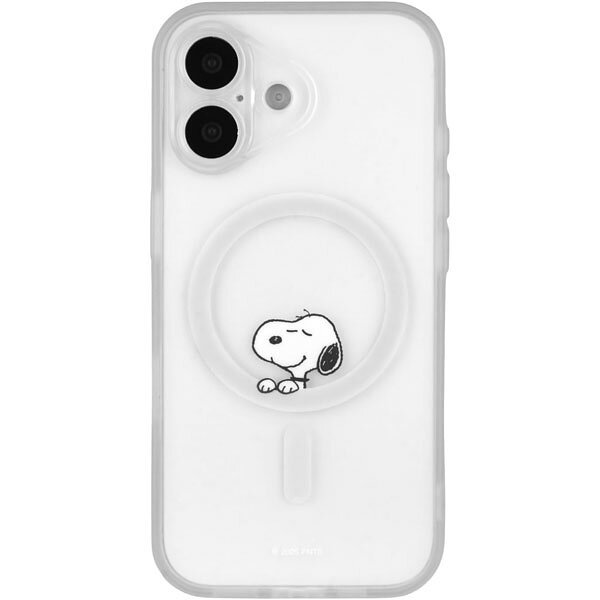 乐天商城 - ピーナッツ SNOOPY IIIIfit プランプフレーム iPhone17 MagSafe 対応 ケース スマホカバー スヌーピー SNGG-174A