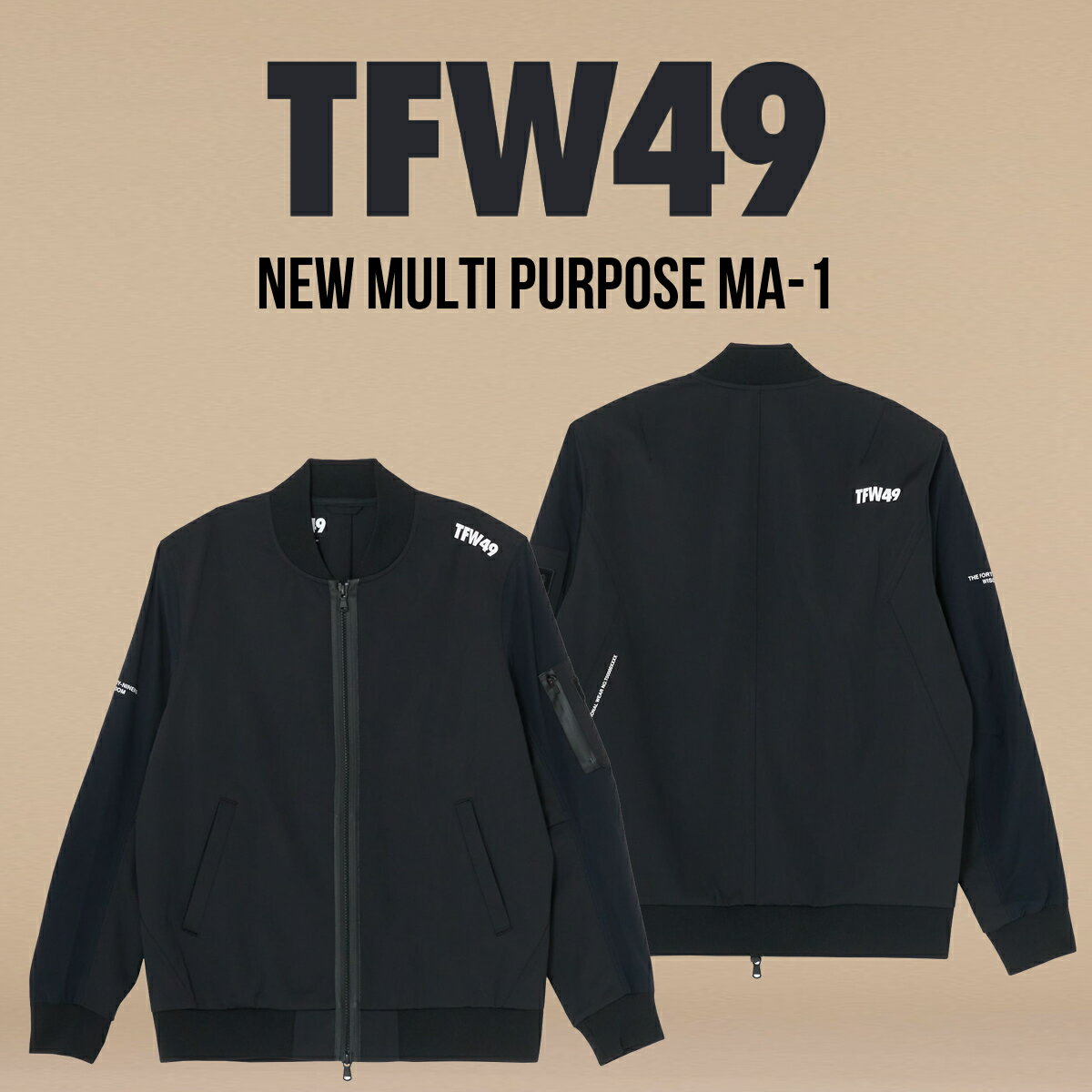 TFW49 NEW MULTI PURPOSE MA-1 (BK×D.NAVY) [T042420004] | ゴルフウェア