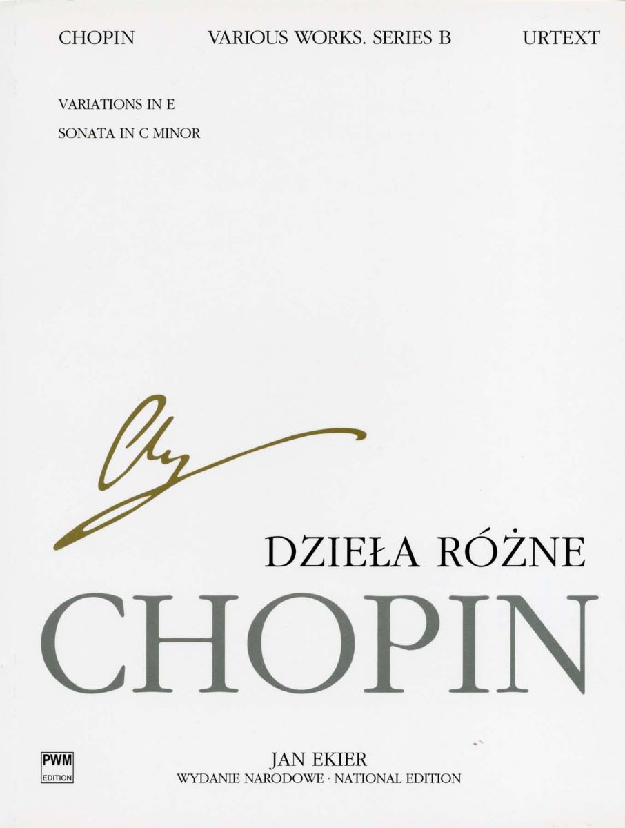 楽譜 GYP00056758 ショパン:作品集(ドイツ民謡による変奏曲 ホ長調/ソナタ第1番Op.4)/エキエル編 / ポーランド音楽出版社 楽譜 GYP00056758 ショパン:作品集(ドイツ民謡による変奏曲 ホ長調/ソナタ第1番Op.4)/エキエル編 / ポーランド音楽出版社