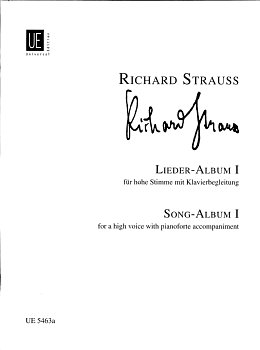 楽譜 GYC00072990 シュトラウス R. : 歌曲集 第1巻/高声用(独語) ／ ウニヴァザール社