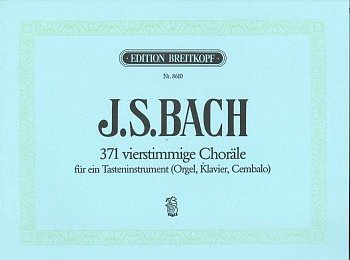 楽譜 GYP00072672 バッハ J. S. : 371の四声コラール集 BWV 253-438 ／ ブライトコップ＆ヘルテル社