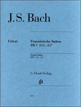 楽譜 GYP00125998 バッハ フランス組曲全曲 BWV812-817/原典版/Scheideler編/Schneidt運指 ／ ヘンレ社（ヤマハ）