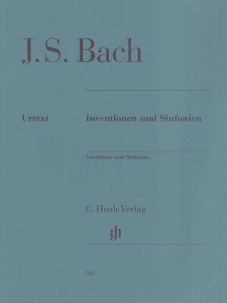 楽譜 （589）運指付シェイデラー編バッハインヴェンションとシンフォニア （原典版／ヘンレ社） JOHANN SEBASTIAN BACH ／ ヘンレー