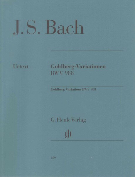 楽譜 （159）バッハ ゴールドベルグ変奏曲 （原典版／ヘンレ社）JOHANN SEBASTIAN BACH Goldberg Variations BWV ／ ヘンレー