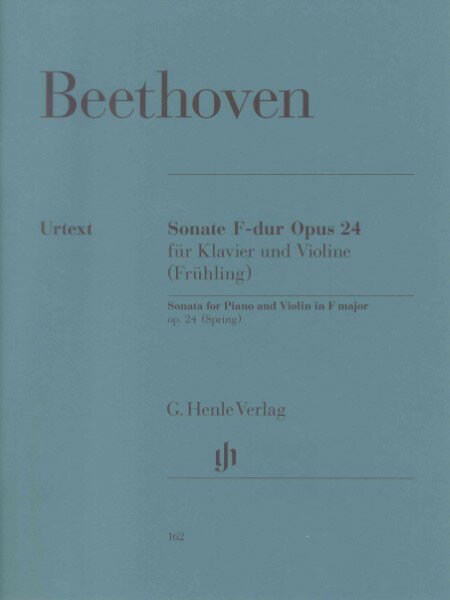 楽譜 （162）ベートーヴェン ヴァイオリンソナタ第5番「スプリング」 （原典版／ヘンレ社） ／ ヘンレー