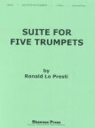 楽譜 IETP386 輸入 5本のトランペットの為の組曲（ロナルド・ロ・プレスティ）（トランペット五重奏）【Suitefor ／ ミュージックエイト