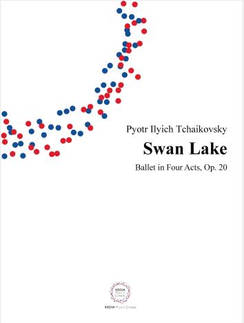 楽譜 P．I．チャイコフスキー作曲 『白鳥の湖』（全4幕）作品20 フルスコア 、パート譜セット 大判スコア（2冊セ ／ (株)KEDIA MUSIC CREATE