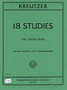 楽譜 CBS13 輸入 クロイツェル／コントラバスのための18の練習曲選集 ／ ロケットミュージック
