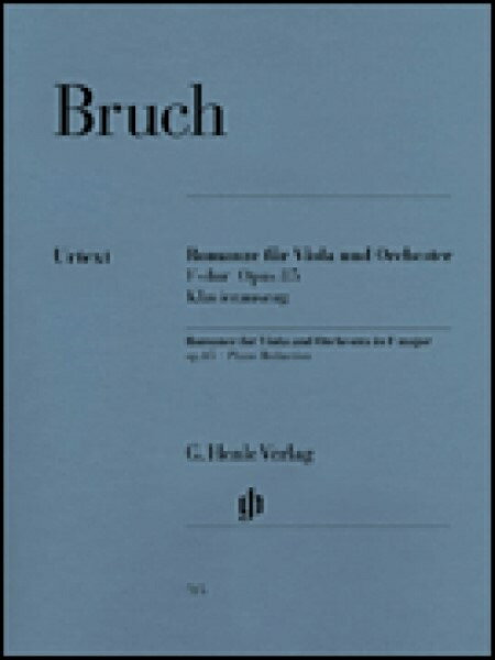 楽譜 MSOVI304 輸入 ヴィオラとオーケストラの為のロマンス・ヘ長調・Op.85（マックス・ブルッフ）（ヴィオラ+ピ ／ ミュージックエイト