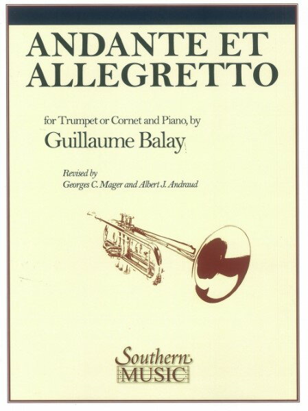 楽譜 MSOTP37 輸入 アンダンテとアレグレット（ギヨーム・バレイ）（トランペット+ピアノ）【AndanteandAllegret ／ ミュージックエイト