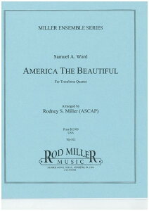 楽譜 IETB550 輸入 アメリカ・ザ・ビューティフル(サミュエル・ワード)(トロンボーン四重奏)【AmericatheBea / ミュージックエイト