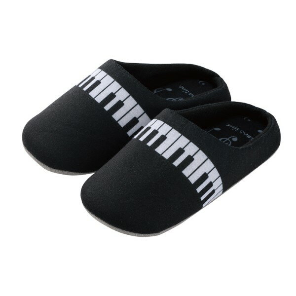 Piano line ルームシューズ S(鍵盤) ／ 甲南