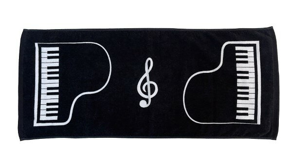 グランドピアノ フェイスタオル ／ 教育楽器販売