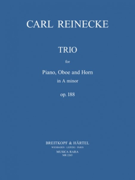 楽譜 IEMX1253 輸入 トリオ・イ短調・Op.188（カール・ライネッケ） (オーボエ+ホルン+ピアノ）【Trio in A mino ／ ミュージックエイト