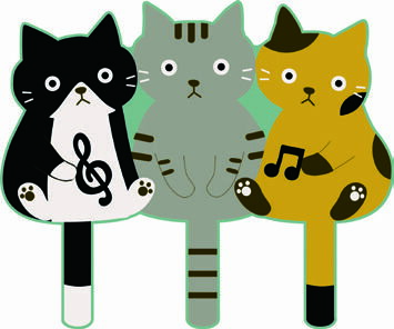 3連マグネットフック ブルー ／ 教育楽器販売